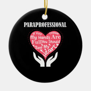 Paraprofessional, wenn du denkst, dass meine Hände Keramik Ornament