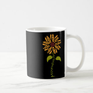 Paraprofessioneller Para Sonnenblume Lehrer Zurück Kaffeetasse