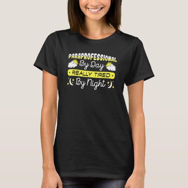 Paraprofessioneller Paraeducator Para-Pro Lehrer K T-Shirt (Vorderseite)