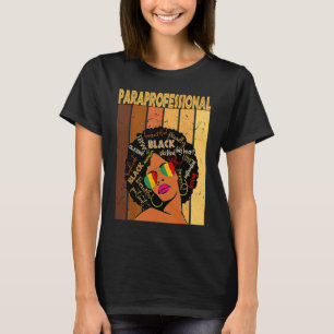 Paraprofi Afro American Black History T-Shirt