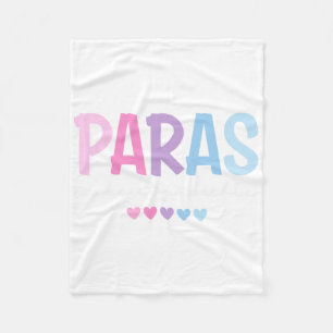 Paras machen es möglich Heart Para Paraprofessiona Fleecedecke