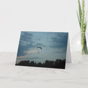 "Parasailer" Geburtstagskarte Karte