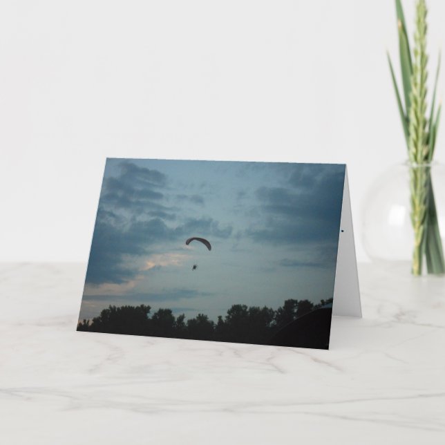 "Parasailer" Get Well Card Karte (Vorderseite)