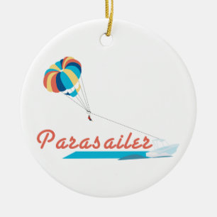 Parasailer Keramik Ornament