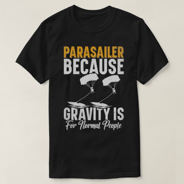 Parasailer Toys Parachute Parasailing T-Shirt (Design vorne)