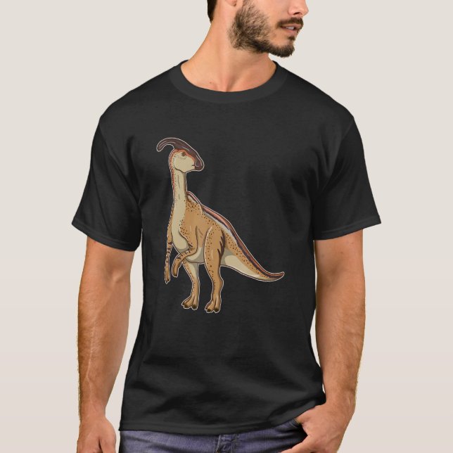 Parasaurolophus Dinosaur  Ancient Saurian T-Shirt (Vorderseite)