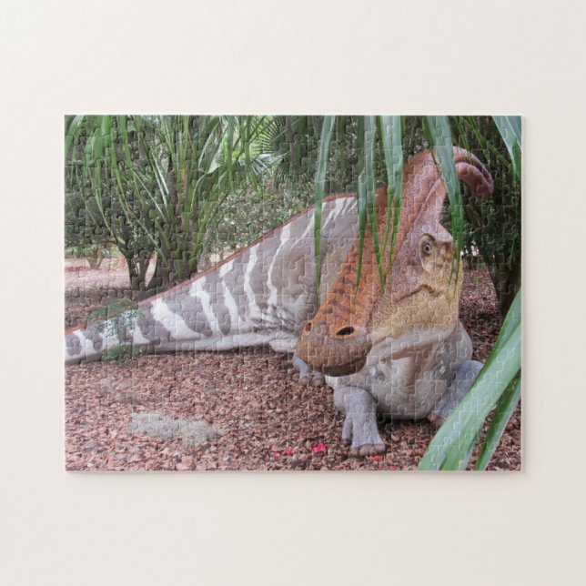Parasaurolophus Dinosaurier - Puzzle (Horizontal)