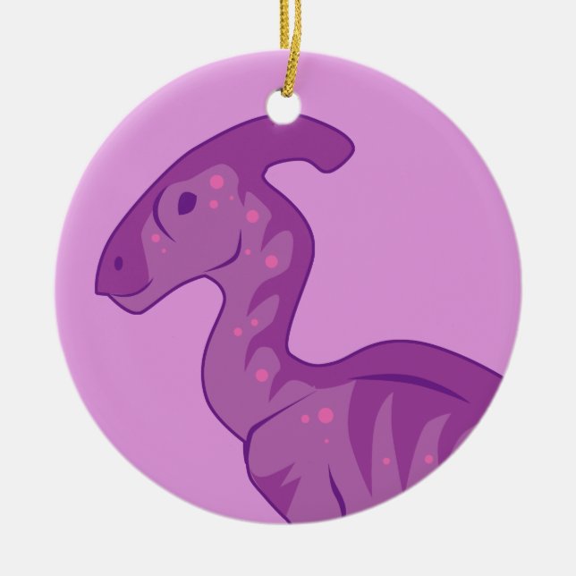 Parasaurolophus Keramikornament (Vorne)