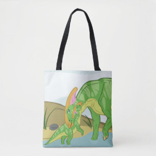 Parasaurolophus Mama und Baby