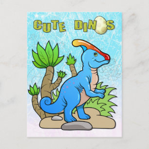 Parasaurolophus Postkarte