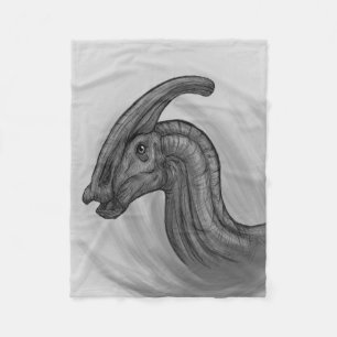 Parasaurolophus Sketch Fleecedecke