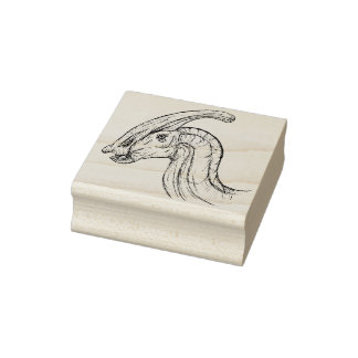 Parasaurolophus Sketch Gummistempel