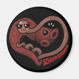 PARASITEN: Blutflüsse (Schistosoma) Magnet