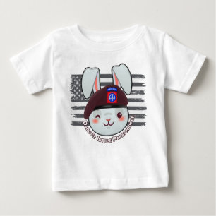Paratrooper, 82. Im Flugzeug Baby T-shirt