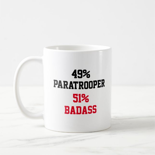 Paratrooper Badass Kaffeetasse (Links)
