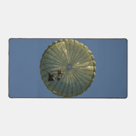 PARATROOPER UND CHUTE SCHREIBTISCHUNTERLAGE