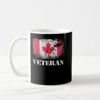 Paratrooper Veteran Canada Flag Im Flugzeug Kaffeetasse