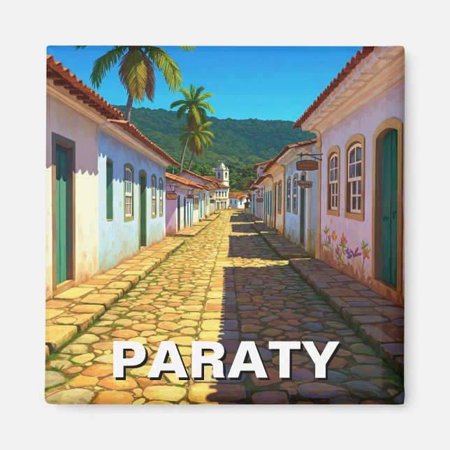 Paraty Brazil Travel Magnet (Vorne)