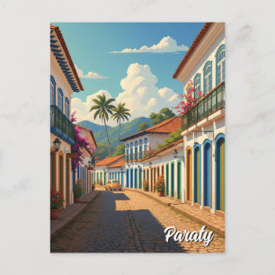 Paraty Brazil Travel Postkarte