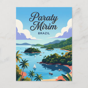 Paraty Mirim Brasilien Postkarte