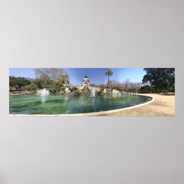 Parc de la Ciutadella Poster (Vorne)