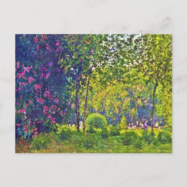 Parc Monceau Claude Monet Postkarte (Vorderseite)