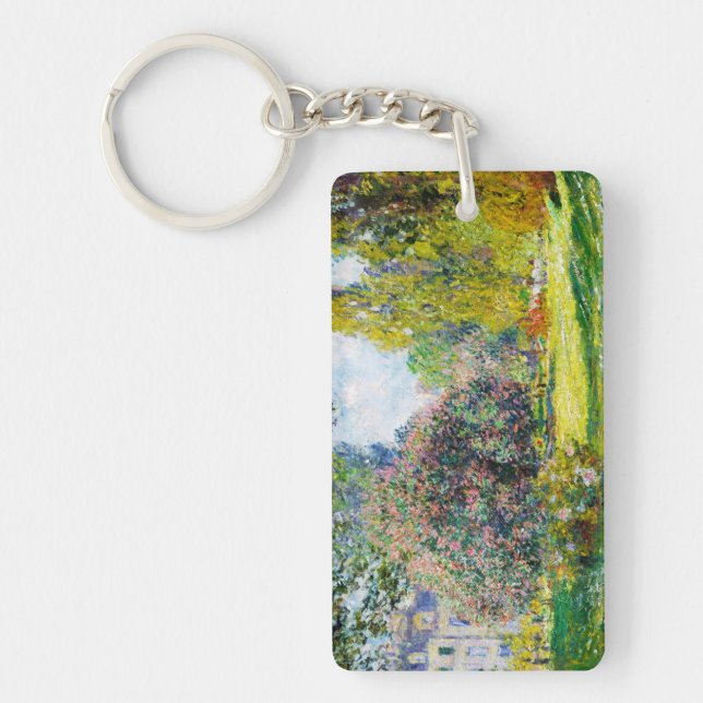 Parc Monceau, Paris Claude Monet Schlüsselanhänger (Vorderseite)