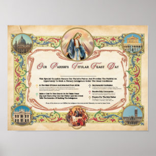 Parc Titular Fest Day Indulgence Plaque Poster