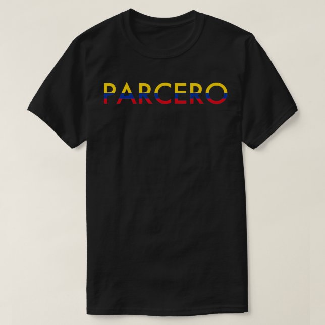 Parcero Kolumbien Slang T-Shirt (Design vorne)