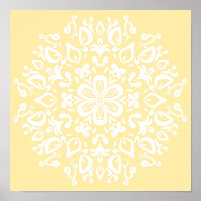 Parchment Mandala Poster (Vorne)