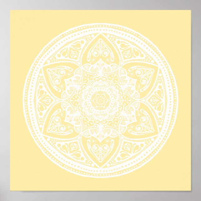 Parchment Mandala Poster (Vorne)