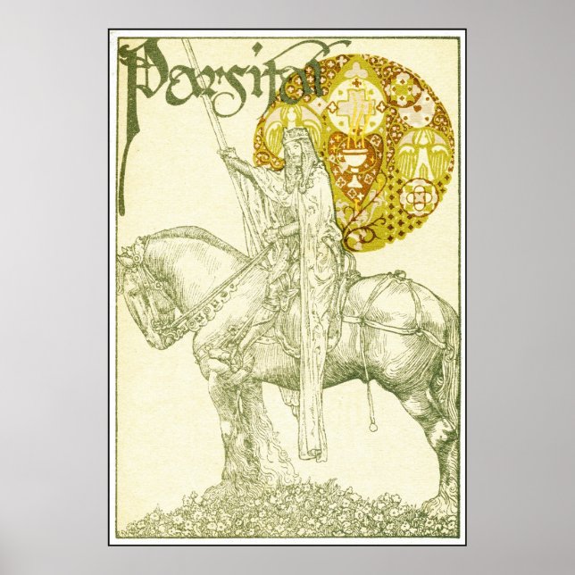 PARCIFAL AUF WUNSCH DES HEILIGEN GREIFENS POSTER (Vorne)