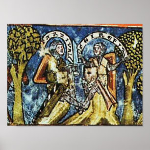 parcival Mittelalterliches Abbild Poster