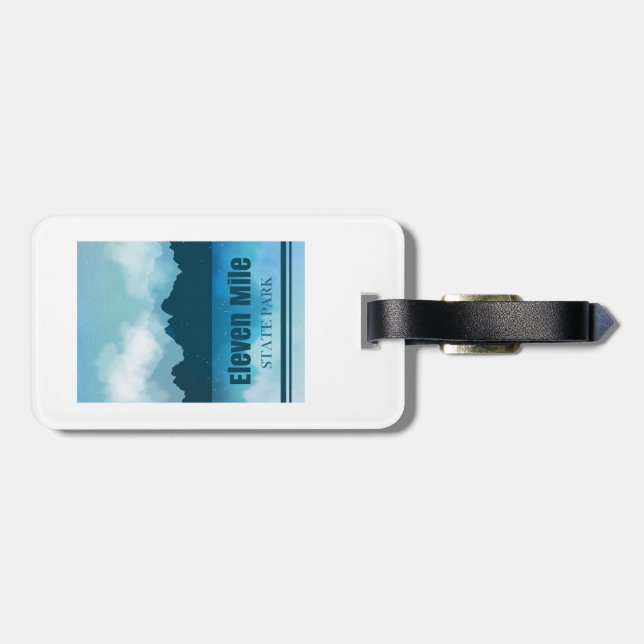 Parco delle camelie Locarno Staat Gepäckanhänger (Rückseite horizontal)