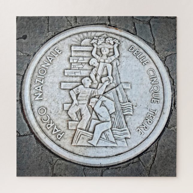 Parco Nazionale de Cinque Terre - 20x20 - 676 Stk. Puzzle (Vertikal)