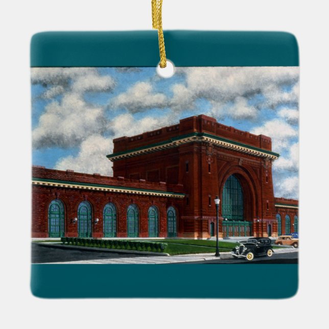 "Pardon Me Boy" by Tom Rock Ceramic Ornament (Vorderseite)