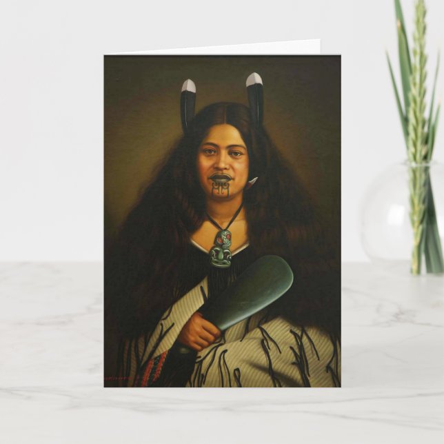 'Pare Watene' - G. Lindauer Karte (Vorderseite)