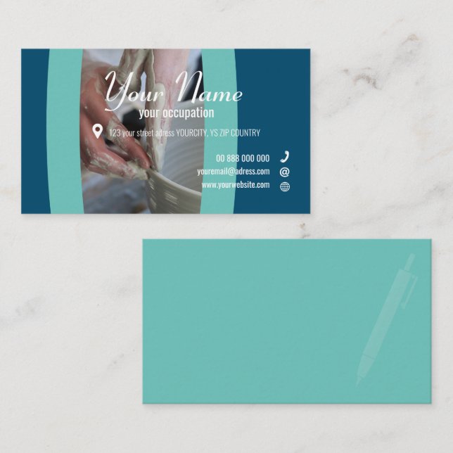 PARENTHESE ARTISAN Collection Business Card Visitenkarte (Vorne/Hinten)