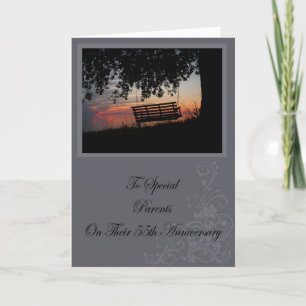 Parents 55th Anniversary Card Karte
