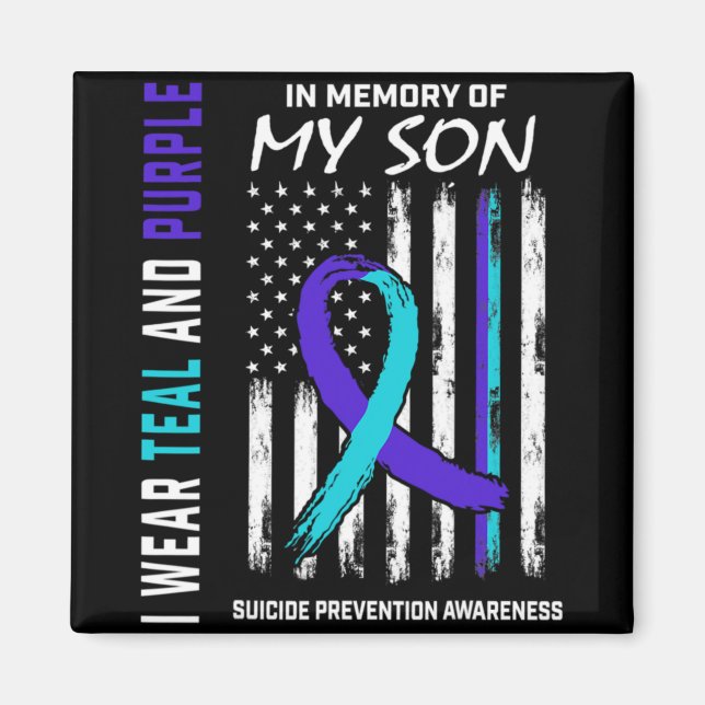 Parents In Memory Of Son Suicide Awareness Prevent Magnet (Vorne)