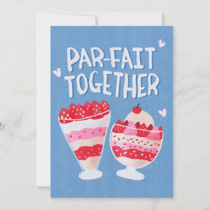 Parfait Gemeinsam Niedlich Valentine Jubiläum Lieb Feiertagskarte