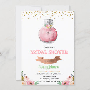 Parfüm-Brautparty-Party Einladung