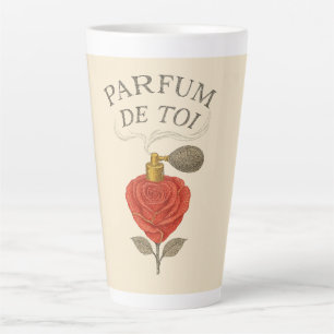 PARFUM DE TOI (Rose Perfume Art) Großformat Milchtasse