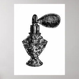 Parfüm Fashion Sketch Poster