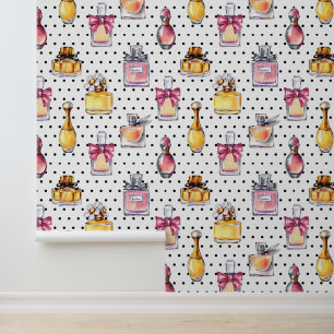 Parfum Flasche Muster Tapete