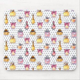 Parfum Flaschen-Muster Mousepad