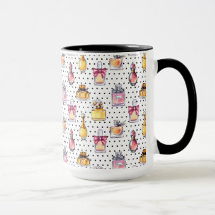 Parfum Flaschen-Muster Tasse
