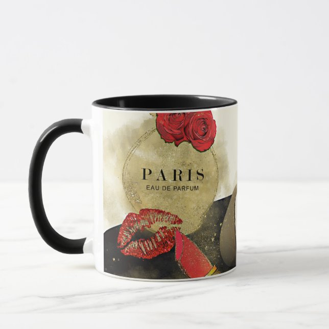 Parfum Parfum Parfüm Rose Heelse & Lipstick Tasse (Links)