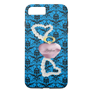 Parfum&Pearls Turquoise Damask iPhone 7Plus Fall Case-Mate iPhone Hülle