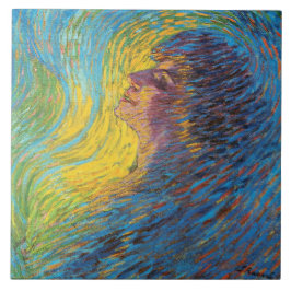 Parfüm (Portrait von Frauen) (von Luigi Russolo) Fliese